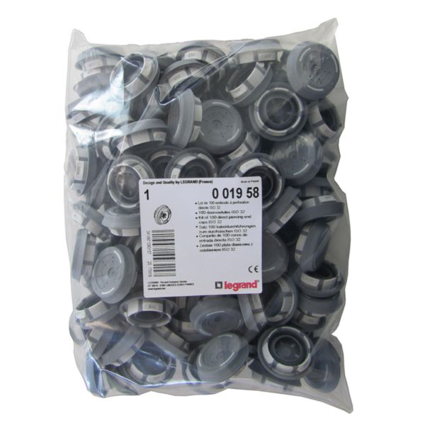 Lot de 100 embouts à perforation directe ISO Ø32mm