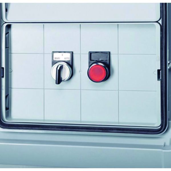 Plastron plein pour coffrets étanche Plexo³ 12 modules