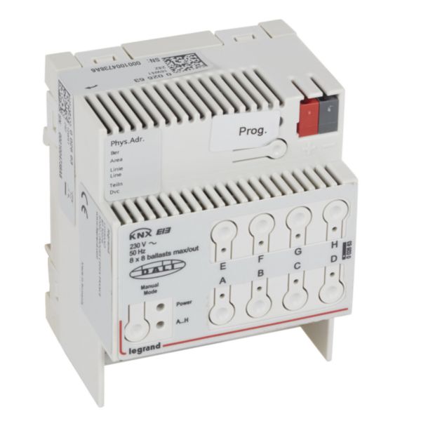 Contrôleur modulaire pour variation BUS KNX pour protocole DALI avec 8 sorties - 4 modules