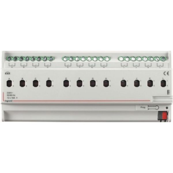 Contrôleur modulaire BUS KNX 12 modules avec fonction ON OFF et 12 sorties 16A - 12 modules