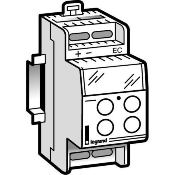 Variateur de lumière - pour lampes à incandescence et halogènes - 2 modules