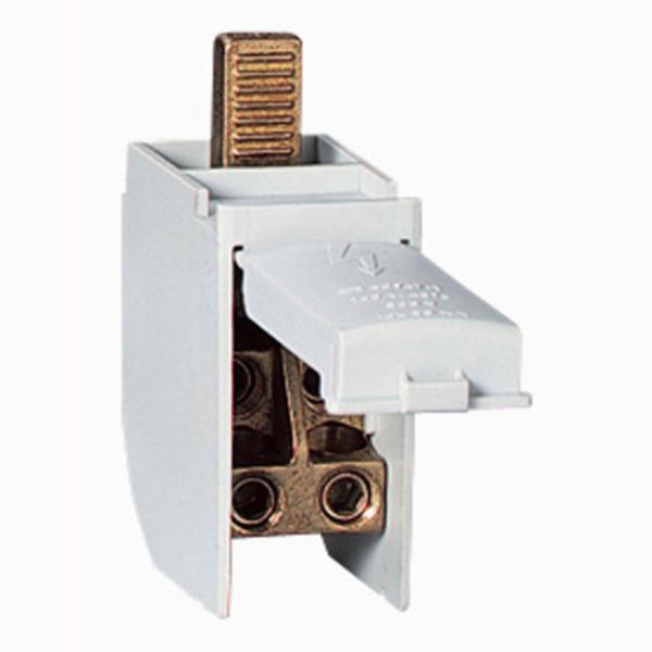 Borne de répartition 160A pour DPX³160 ou Vistop 100A et 160A ou DX³ 125A avec 6 départs 25mm² souple
