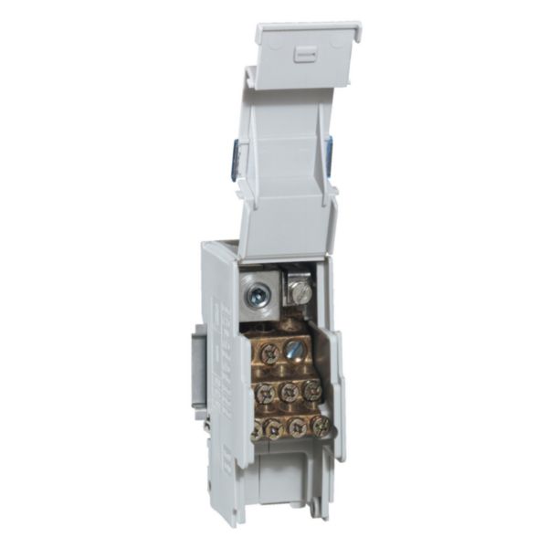 Répartiteur modulaire associable unipolaire 250A - 11 connexions maximum par barreau - 2 modules