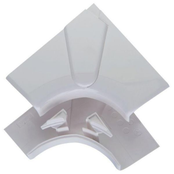 Angle intérieur pour goulottes DLP monobloc 65x150mm ou 65x195mm - blanc
