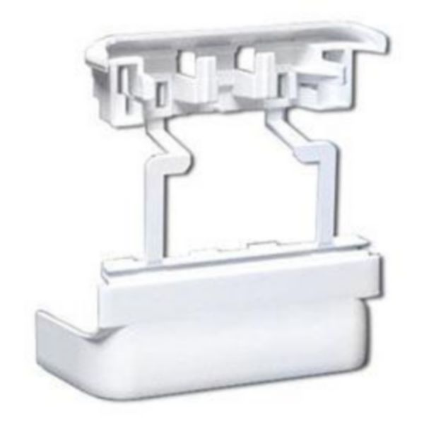 Dérivation plane pour goulotte DLP monobloc 65x150mm ou 65x195mm vers goulotte DLP monobloc 50x105mm - blanc