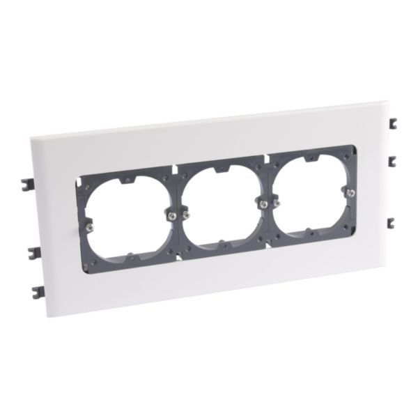 Support universel 3 postes pour goulottes DLP monobloc avec couvercle 130mm en horizontal - Page 6