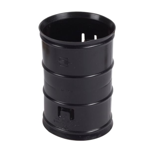 Manchon noir IP54 pour conduit tube pour canalisation Ø75mm