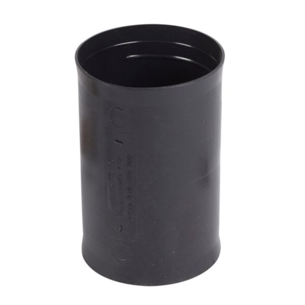 Manchon noir IP54 pour conduit tube pour canalisation Ø110mm