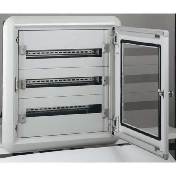 Coffret distribution encastré XL³160 tout modulaire 5 rangées - 120 modules