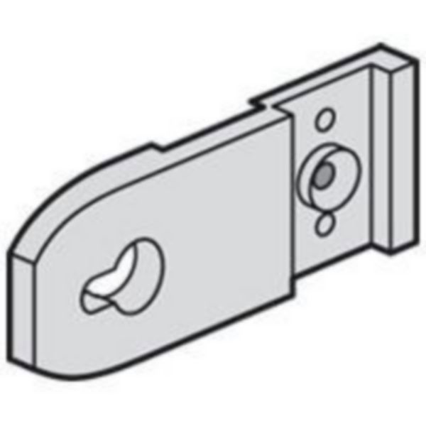 Jeu de 4 pattes de fixation murale métal pour coffret et armoire XL³800 et XL³400 et XL³160 IP43