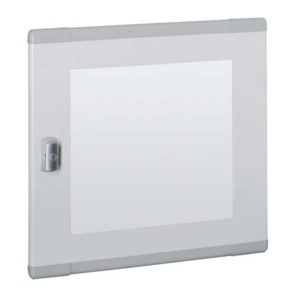 Porte plate vitrée pour coffret XL³160 hauteur 450mm