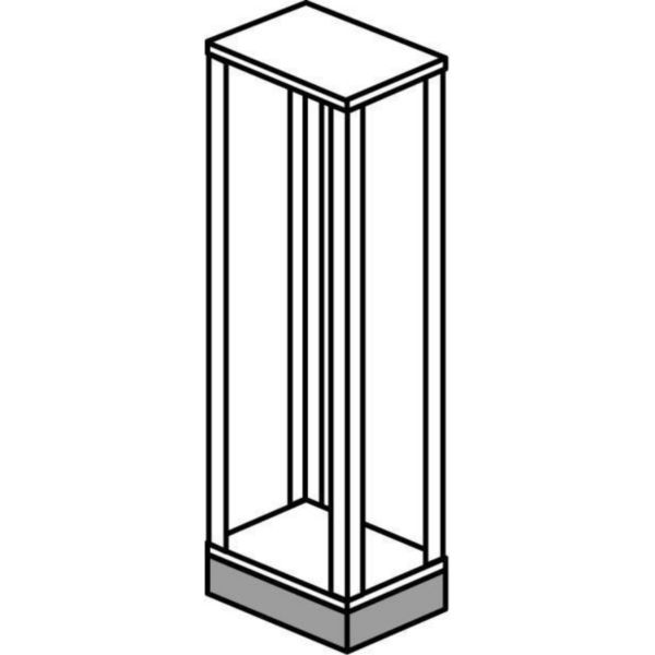 Socle pour armoires XL³800 IP55 largeur 700mm