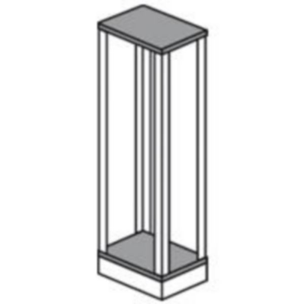 Toit-base pour gaine à câbles XL³4000 - profondeur 475mm et largeur 475mm