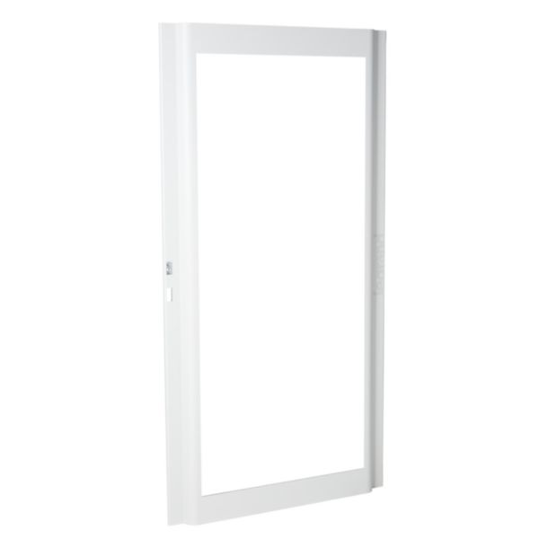 Porte vitrée réversible galbée pour armoire XL³4000 largeur 975mm et hauteur extérieure 2000mm