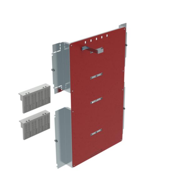 Platine pour branchement tarif jaune pour association DPX³630 et DPX-IS630 vertical dans coffret ou armoire XL³800