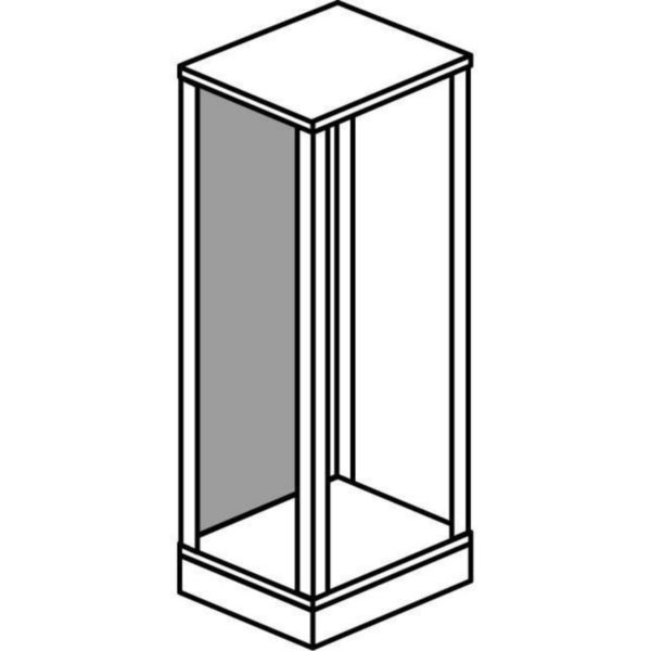 Panneau latéral pour armoire XL³6300 ou XL³4000 - largeur 725mm fixation par vis