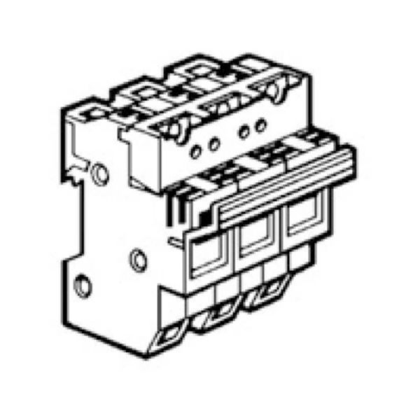 Coupe-circuit sectionnable SP58 pour cartouche industrielle 22x58mm - 3P - avec microrupteur