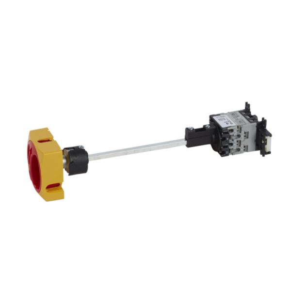 Interrupteur sectionneur rotatif complet saillie cde rompue cadenas 3p+of 20a
