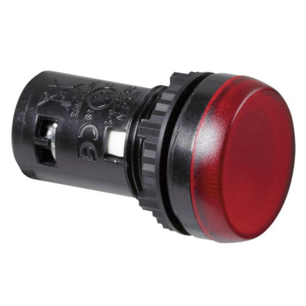 Voyant monobloc avec LED intégrée IP69 Osmoz complet - rouge - 130 V~
