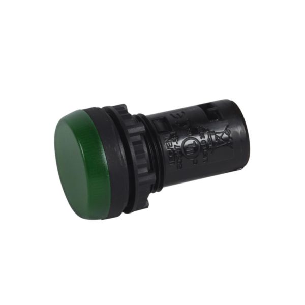 Voyant monobloc avec LED intégrée IP69 Osmoz complet - vert - 130 V~