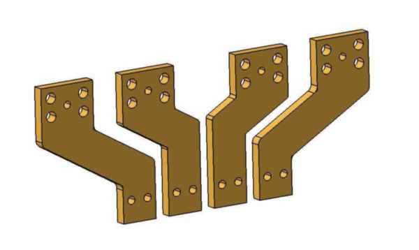 Jeu d'épanouisseurs amont ou aval pour DPX-IS1600 ou DPX³1600 4P