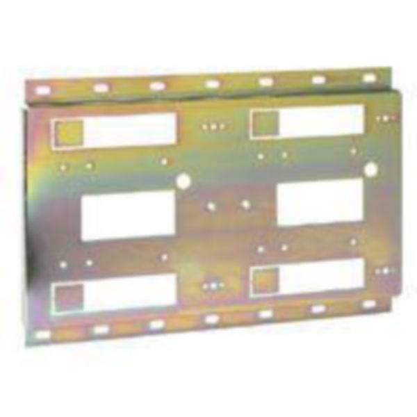 Platine support pour 2 disjoncteurs ou interrupteurs DPX³630 extractibles et débrochables en inverseurs de source