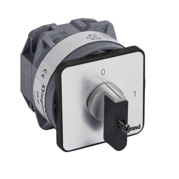 Commutateur - interrupteur marche/arrêt - pr 40 - 1p - 1 contact - fixation vis
