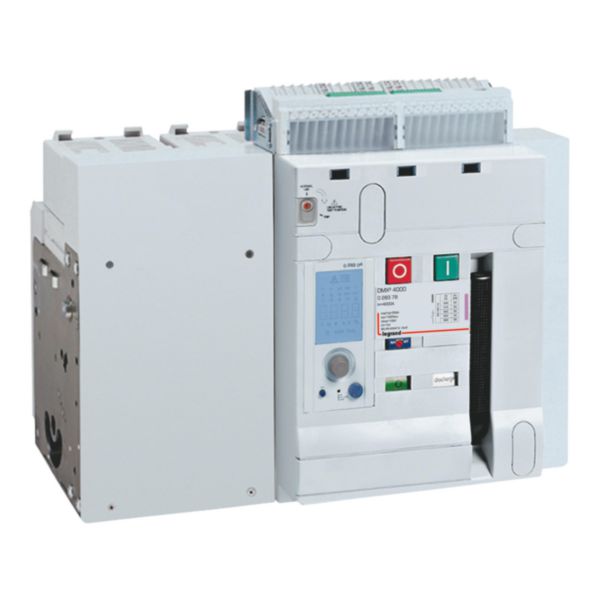 Disjoncteur ouvert version fixe DMX³4000 4P 4000A pouvoir de coupure 50kA, à équiper d'unité de protection MP2.10 ou MP4.10