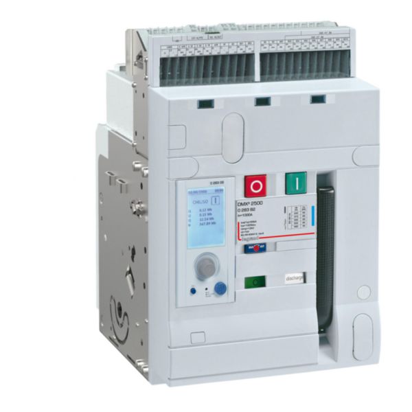 Disjoncteur ouvert version fixe DMX³2500 3P 1000A pouvoir de coupure 65kA, à équiper d'unité de protection MP2.10 ou MP4.10