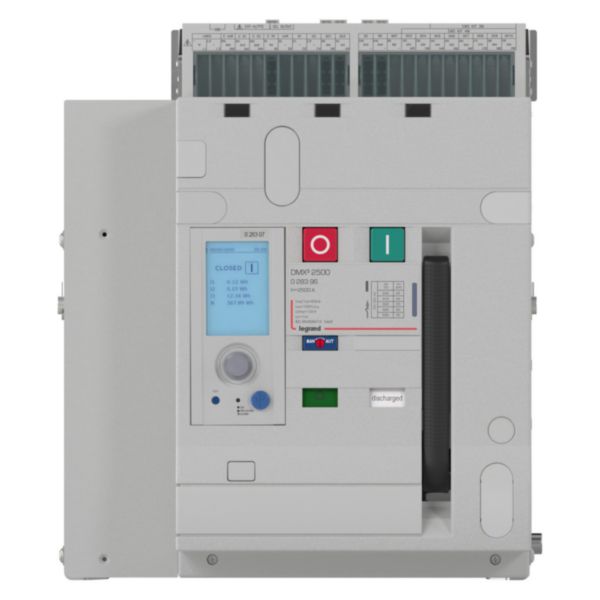 Disjoncteur ouvert version fixe DMX³2500 4P 2500A pouvoir de coupure 65kA, à équiper d'unité de protection MP2.10 ou MP4.10