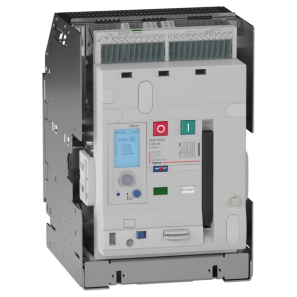 Disjoncteur ouvert version débrochable DMX³2500 3P 2500A pouvoir de coupure 50kA, à équiper d'unité de protection MP2.10 ou MP4.10