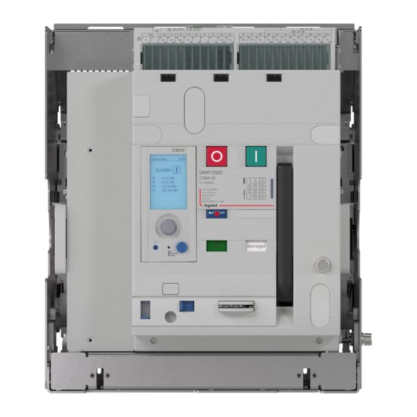 Disjoncteur ouvert version débrochable DMX³2500 4P 1250A pouvoir de coupure 50kA, à équiper d'unité de protection MP2.10 ou MP4.10