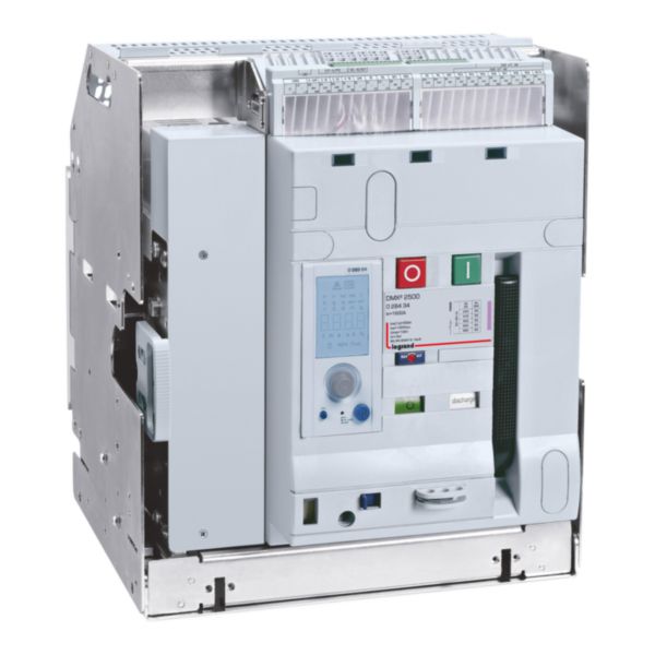 Disjoncteur ouvert version débrochable DMX³2500 4P 1600A pouvoir de coupure 50kA, à équiper d'unité de protection MP2.10 ou MP4.10