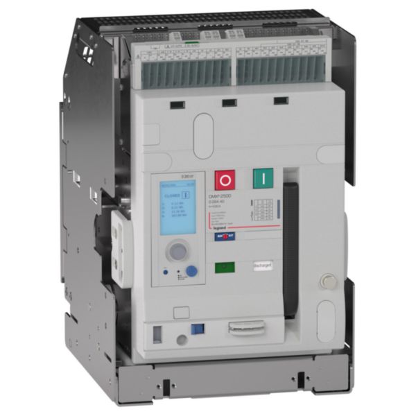 Disjoncteur ouvert version débrochable DMX³2500 3P 630A pouvoir de coupure 65kA, à équiper d'unité de protection MP2.10 ou MP4.10
