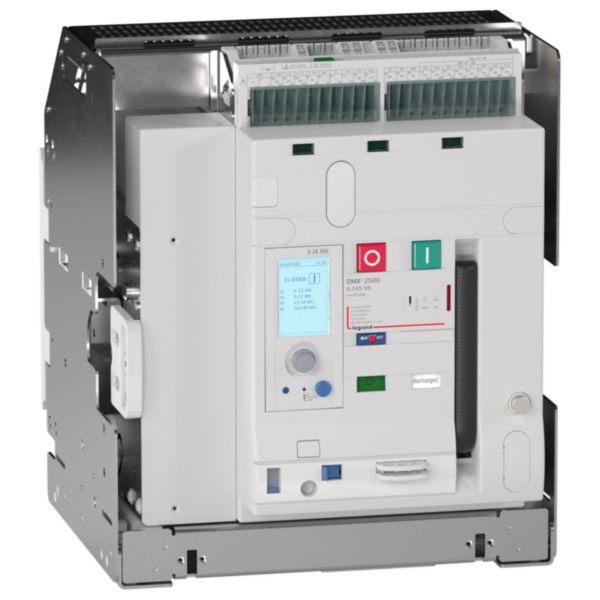 DMX³ 2500-800V disjoncteur 4P version débrochable 1250A - Pouvoir de coupure 36kA