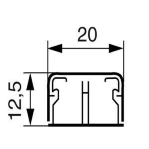 Angle intérieur ou extérieur variable pour moulure DLPlus 20x12,5mm - blanc