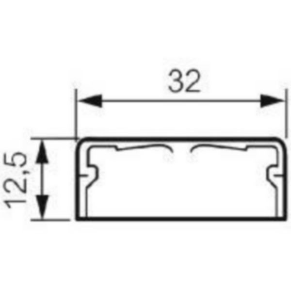 Angle plat variable pour moulure DLPlus 32x12,5mm - blanc