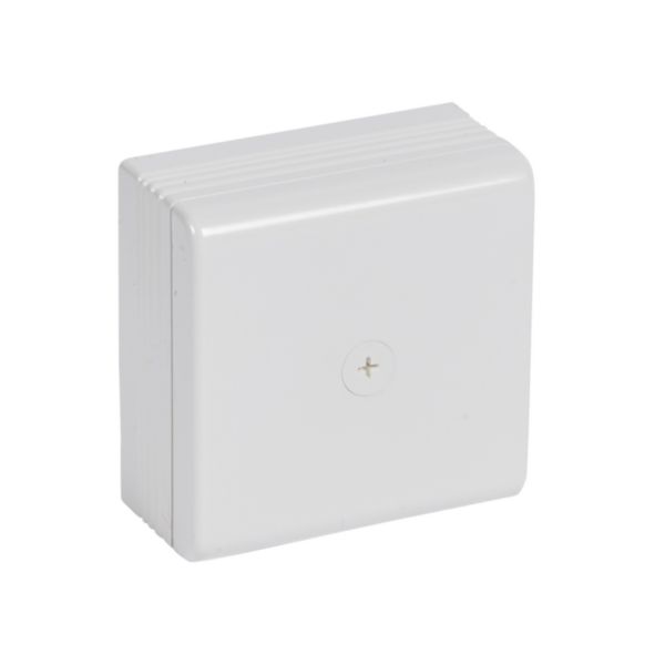 Boîte de dérivation saillie 75x75x35mm pour moulure DLPlus - blanc