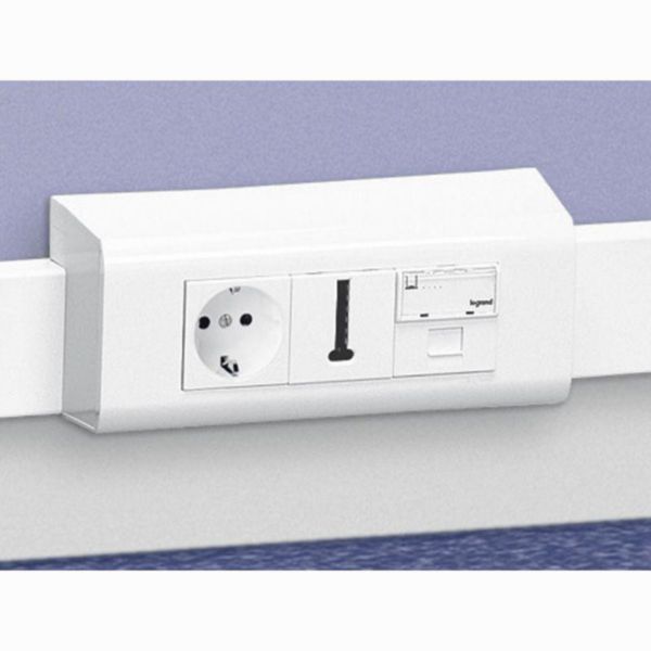 Cadre Mosaic 6 modules horizontal pose le long,en bout moulures DLPlus 20mm