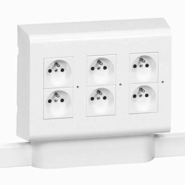 Cadre Mosaic 3x4 modules pour goulottes DLP et DLPlus