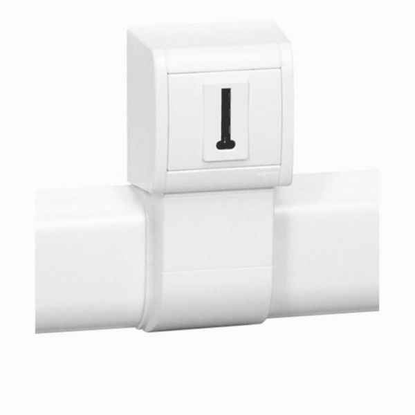 Cadre saillie 1 poste pour pose le long plinthes DLPlus hauteur 20mm