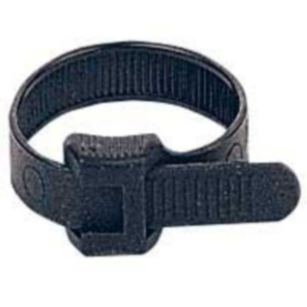 Collier Colson noir protégé ultraviolets à denture intérieure largeur 7,6mm et longueur 128mm