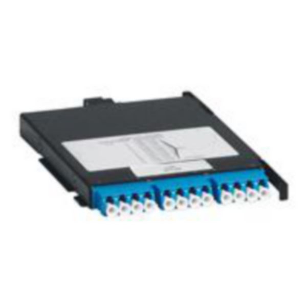 Cassette très haute densité MTP ( compatible MPO ) pour tiroir optique LCS³ OM4 typeA/C multimodes 12 brins LC