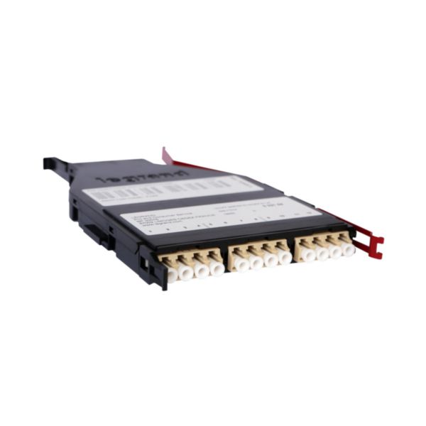 Cassette slim Haute Densité MTP (compatible MPO) pour panneau modulaire LCS³ OM4 multimodes 12 brins LC