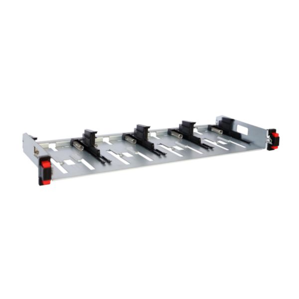 Panneau modulaire 19pouces LCS³ à équiper de 4 supports pour cassette slim - profondeur 182mm hauteur 1U