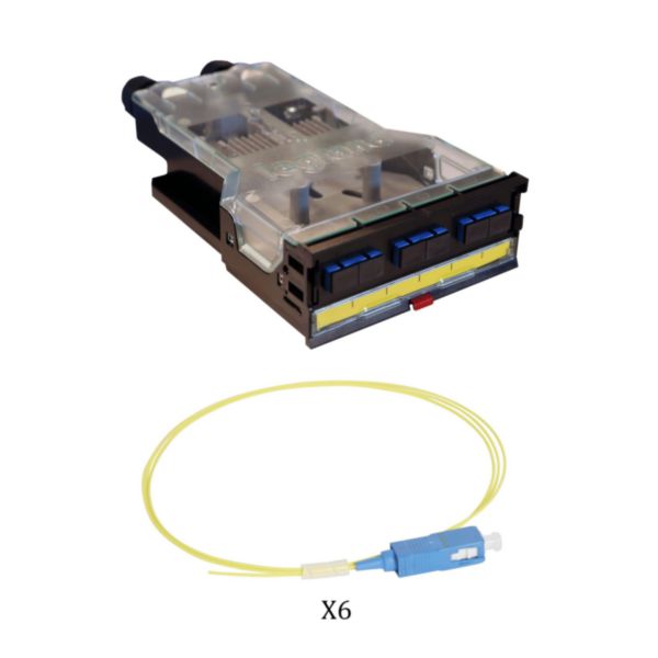 Cassette LCS³ fibre optique pré-équipée 1 bloc SC duplex pour 6 fibres monomode 9/125 μm - Page 4