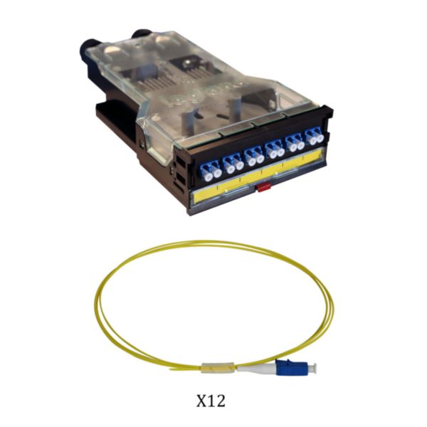 Cassette LCS³ fibre optique pré-équipée 1 bloc LC duplex pour 12 fibres monomode 9/125 μm - Page 4