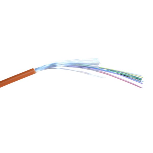 Câble optique OM 2 multimode - intérieur/extérieur mèches de verre - 12 fibres