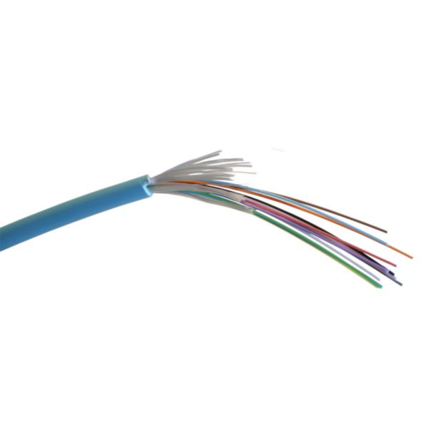 Câble optique OM3 multimode à structure serrée LCS³ pour intérieur ou extérieur 12 fibres