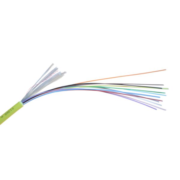Câble optique OS2 monomode ( compatible OS1 ) à structure serrée LCS³ pour intérieur ou extérieur 12 fibres